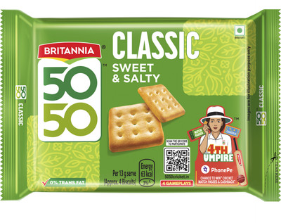 BRITANNIA 50-50 Sweet & Salty Biscuit(150 g)