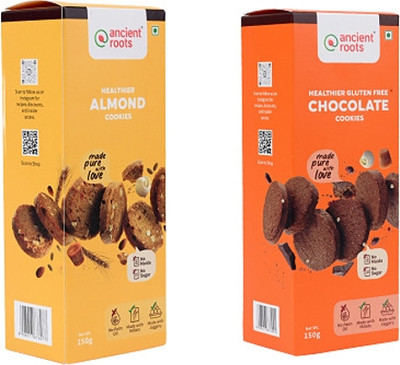Ancient Roots Almond and Chocolate Cookies Biscuit(2 x 150 g)
