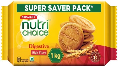 BRITANNIA NutriChoice Hi-Fibre Digestiv Cookies Biscuit(998 g)