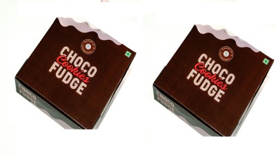 Kashio's Choco Fudge Cookies Chocolate Cookies Chocolate Chip Crunchy -12 Pcs Per Pack Cookies(2 x 300 g)