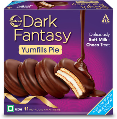 Sunfeast Dark Fantasy Yumfills Cookie Cake Biscuit(242 g)