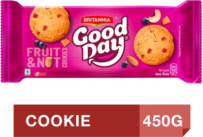 BRITANNIA Good Day Fruit & Nut Cookies Biscuit(450 g)