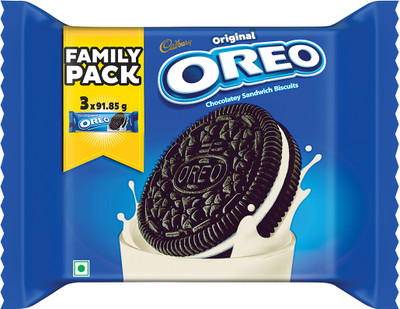 Cadbury Oreo Vanilla Flavour Cream Sandwich Biscuit(275.55 g)
