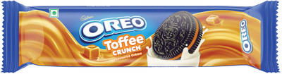 Cadbury Oreo Toffee Crunch Flavour Creme Sandwich Biscuit Cream Filled Biscuit(116.25 g)