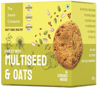 The Snack Company - Multi Seed Oat Cookie Cookies Biscuit(210 g)