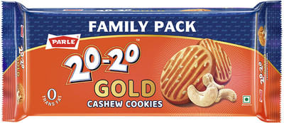 PARLE 20-20 Gold Cashew Cookies Cookies Biscuit(604.8 g)