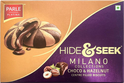 PARLE Hide N Seek Milano CF Hazelnut Cream Filled Biscuit(120 g)