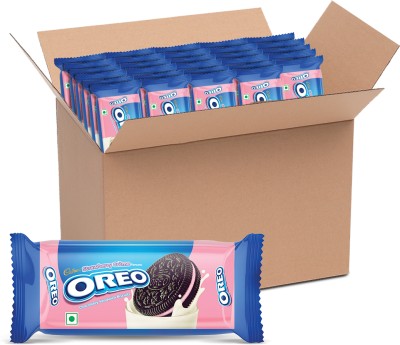 Cadbury Oreo Biscuit Strawberry Flavour Cream Sandwich(30 x 43.75 g)