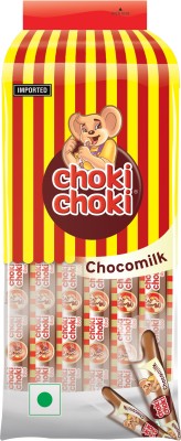 Choki Choki Choco Milk Stick Pouch - 250g |50 Pieces in Each||Pack of 5 Cream Filled Biscuit(5 x 50 g)