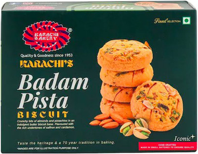 KARACHI BAKERY Badam Pista Bakery Biscuit(400 g)