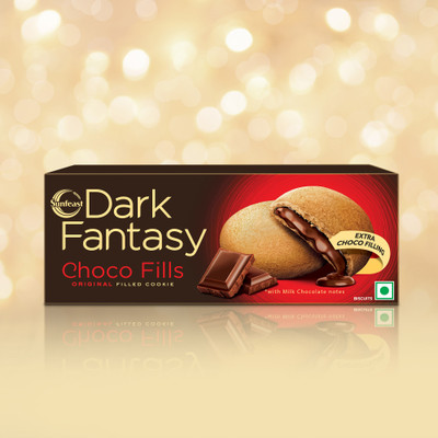 Sunfeast Dark Fantasy Choco Fills Original Filled Cookies Cookies 75 g 