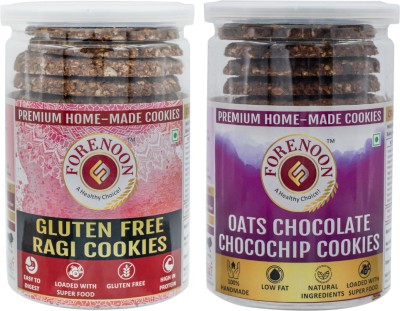 Fore Noon Chocolate Chocochip oats & Gluten free Ragi Jaggery Cookies(2 x 178 g)