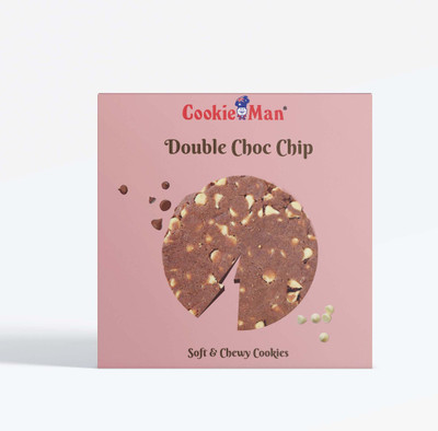 Cookieman Double Choco Chip Soft Dessert Cookie Cookies Biscuit(50 g)