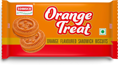 SOBISCO Orange treat biscuits 200g Cream Sandwich Biscuit(180 g)