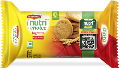 BRITANNIA Nutri Choice High Fibre Biscuits Digestive Biscuit(91.7 g)