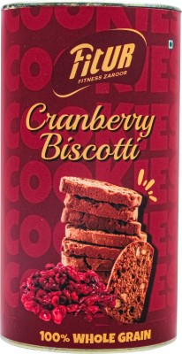 FitUR Cranberry Crunchy, and Delicious Healthy & Freshly Baked Snack Biscotti Biscuit(135 g)