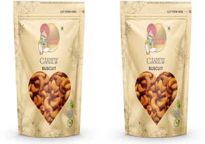 Naturalist Kaju Shaped Biscuits | Cashew Cookie | Yummy & Tasty Ready To Eat Snack Biscuits Cookies Biscuit(2 x 250 g)