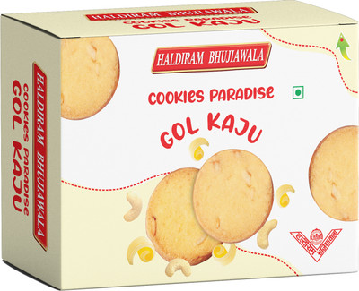 HALDIRAM BHUJIAWALA Gol Kaju Cookie Cookies Biscuit(250 g)