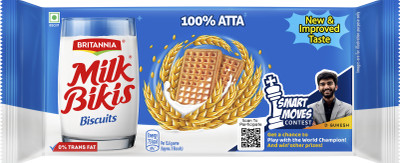 BRITANNIA Milk Bikis Cookies Biscuit(5 x 100 g)