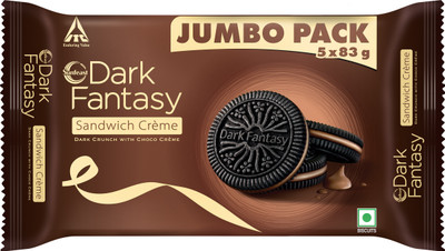 Sunfeast Dark Fantasy Sandwich Creme Cookies Biscuit(415 g)