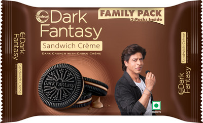 Sunfeast Dark Fantasy Cr�me, Made With Real Chocolate Cream Filled Biscuit(237 g)
