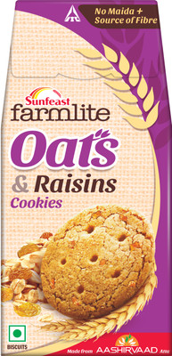 Sunfeast Farmlite Oats with Raisins Biscuits Digestive Biscuit(150 g)