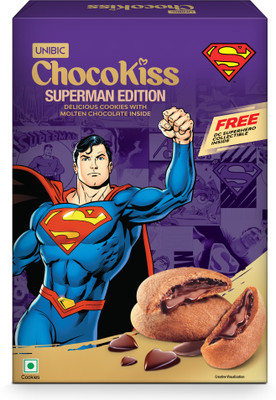 UNIBIC Choco Kiss Chocolate Filed (Cream Biscuit ) Cookies Biscuit(250 g)