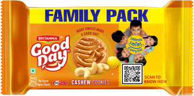 BRITANNIA Good Day Cashew Cookies Biscuit(5 x 113 g)
