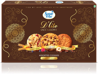 Sugarfree D'lite Assorted Cookies Gift Pack Assorted Biscuit(225 g)
