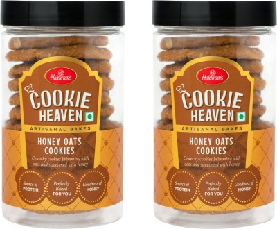 Haldiram's Cookie Heaven Honey Oats Jar Cookies Biscuit(2 x 250 g)