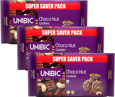 UNIBIC Choco Nut Cookies Biscuit(3 x 500 g)