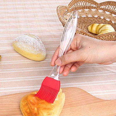 MAHADEV Pastry Brush Multi-Purpose Silicone Durable Easy Use Oil Cooking Brush Silicone Flat Pastry Brush(Pack of 2)