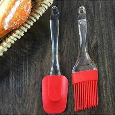 proclues mall PM_OIL SPATULA FOR COOKING -28f23Z SILICONE Flat Pastry Brush(Pack of 1)