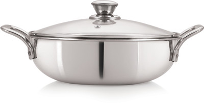 NIRLON Triply_KD24 Induction Bottom Non-Stick Coated Cookware Set(Stainless Steel, 1 - Piece)
