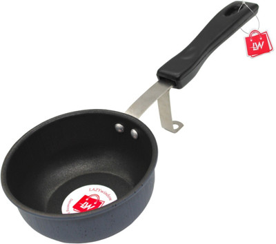 LAZYwindow Nonstick Fry / Tadka Pan + Surprise Gift Induction Bottom Non-Stick Coated Cookware Set(Hard Anodised, 1 - Piece)