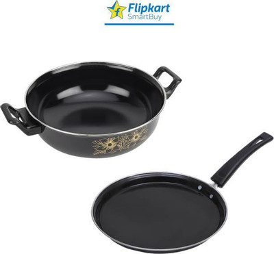 cookpro Deluxe Quality First Time In India Induction Bottom Non-Stick Coated Cookware Set(Aluminium, 1 - Piece)