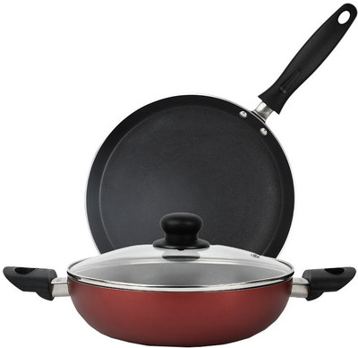 fackelmann Induction Bottom Non-Stick Coated Cookware Set(Aluminium, 3 - Piece)