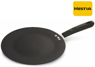 Hestia 28cm Non-Stick Tawa | 3mm Thick | Induction Base | PFOA-Free Coating Induction Bottom Non-Stick Coated Cookware Set(PTFE (Non-stick), 1 - Piece)