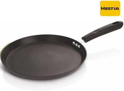 Hestia 32cm Non-Stick Dosa Tawa | PFOA-Free | Induction Base | 1400ml Capacity Induction Bottom Non-Stick Coated Cookware Set(PTFE (Non-stick), 1 - Piece)