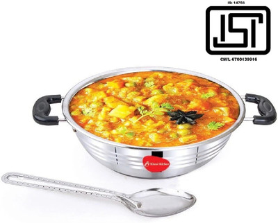Klassi Kichen Stainless Steel Induction Friendly set of 2 Pc Cookware Set Induction Bottom Cookware Set(Stainless Steel, 1 - Piece)