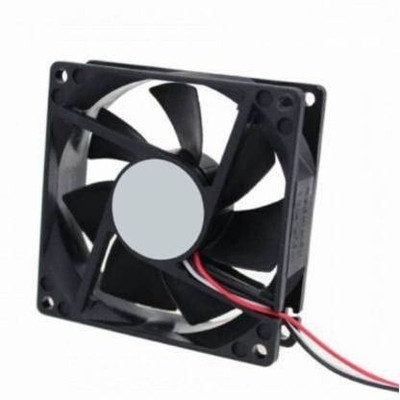 NIHAKA 3-Inch Square 12 V DC CPU Cooling fan Pack of 1 Cooling Fan All in one Cooler(Black)