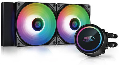 Deepcool GAMMAXX L240 A-RGB BLK 1800 RPM AIO / CPU Liquid Cooler(Black)