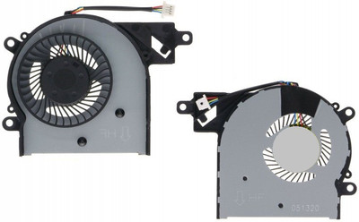 FYONLI Laptop CPU Cooling Fan for HP Pavilion X360 13-S 13S 13-S000 Series (4PIN) Cooler(Black/Silver)