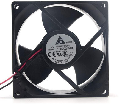 Electronic Spices Delta EFB0924VHF 9032 90*90*32mm DC 24V 0.27A server inverter axial cooling fan Fan with Heat Sinks All in one Cooler(Black)