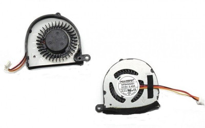 FYONLI Laptop CPU Cooling Fan for Asus EEE PC 1015PE, 1015PEM, 1015 Series (4pin) Cooler(Black/Silver)