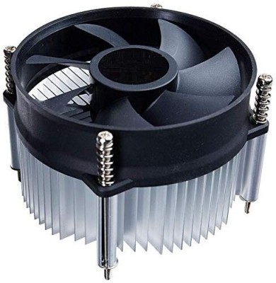 skarsh Cpu cooling fan with heat sink for intel processer Cooler(Black)