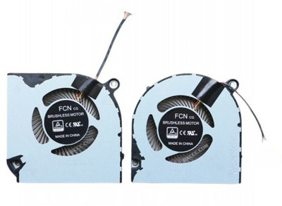 FYONLI Laptop CPU & GPU Cooling fan for Acer Predator Nitro 5 7 AN515-54 (4PIN) Cooler(Black/Silver)