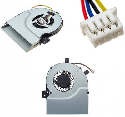 FYONLI Laptop CPU Cooling Fan for Asus K55, K55VD, A55, U57 Series Thick 13mm Cooler(Silver)