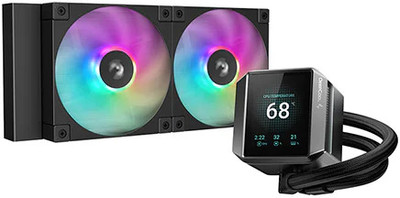Deepcool MYSTIQUE 240 ARGB AIO Liquid Cooling All in one Cooler(Black)