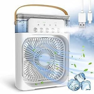 Infizent 3-1 Mini Evaporative Air Cooler With 7 Colors LED Light, Water Tank & Ice Box Cooling Fan All in one Cooler(Multicolor)